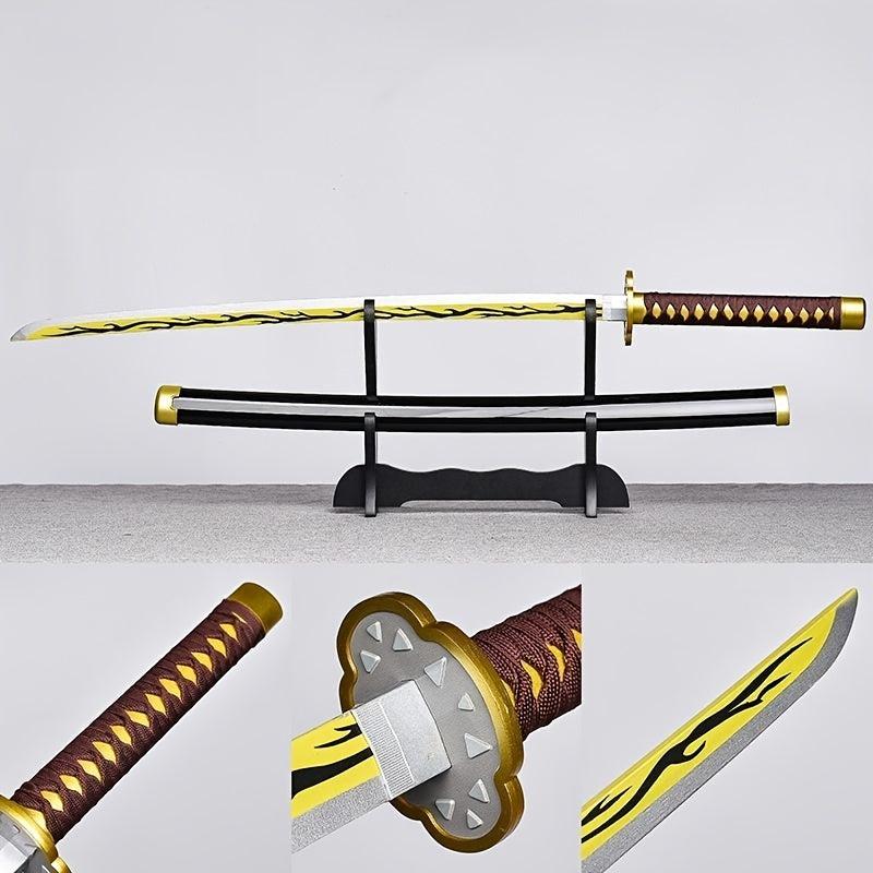 Bamboo Samurai Anime Prop Sword for Halloween Cosplay