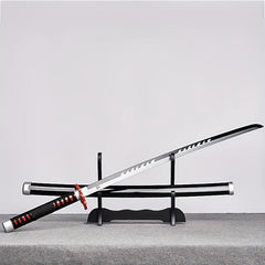 Bamboo Samurai Anime Prop Sword for Halloween Cosplay