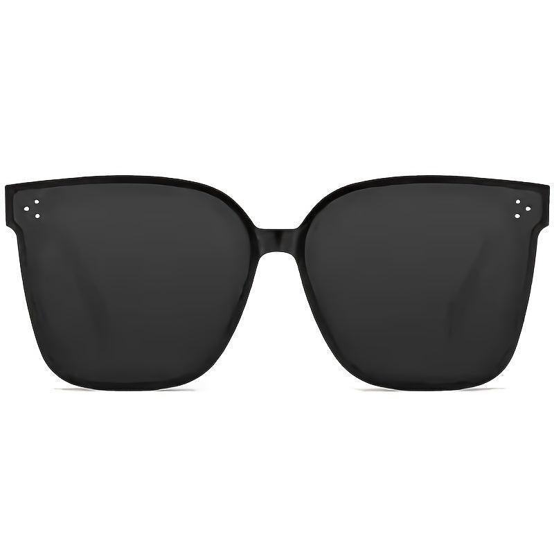 Men's Large Frame Square Sunglasses Casual Decorative Shades