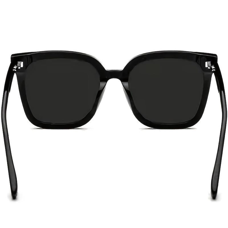 Men's Large Frame Square Sunglasses Casual Decorative Shades