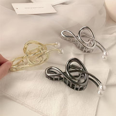 Pearl Shark Clip Headdress Hair Clip