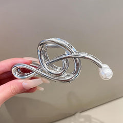 Pearl Shark Clip Headdress Hair Clip