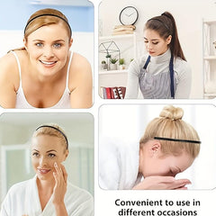 4pcs Plastic Hair Bands Tooth Comb Anti slip Accessories For Makeup
