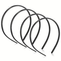 4pcs Plastic Hair Bands Tooth Comb Anti slip Accessories For Makeup