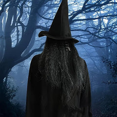 Old Woman Witch Mask Men Halloween Latex Horror Adult Costume Party Props