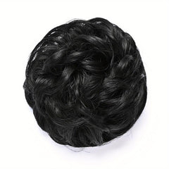 Clip on Bun Extension Wig for Daily Party Performance Cosplay