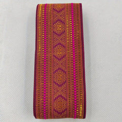 Vintage Jacquard Ribbon Embroidered Lace 2 Yards 2inch for Sewing Crafts