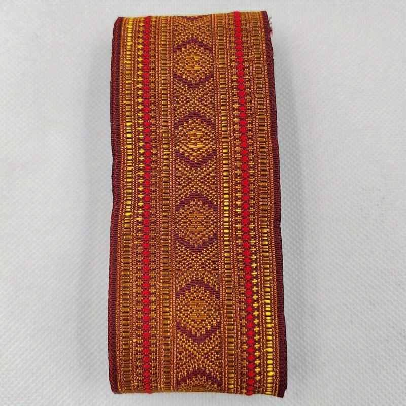 Vintage Jacquard Ribbon Embroidered Lace 2 Yards 2inch for Sewing Crafts