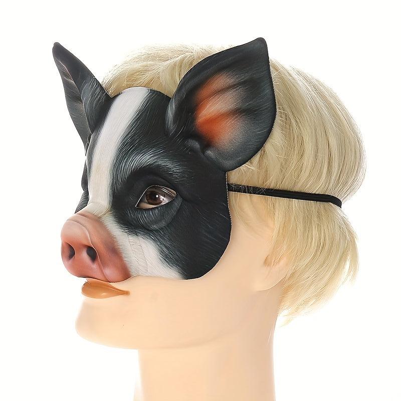 Funny Pig Face Mask Masquerade Costume Halloween Props