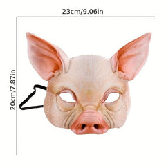 Funny Pig Face Mask Masquerade Costume Halloween Props