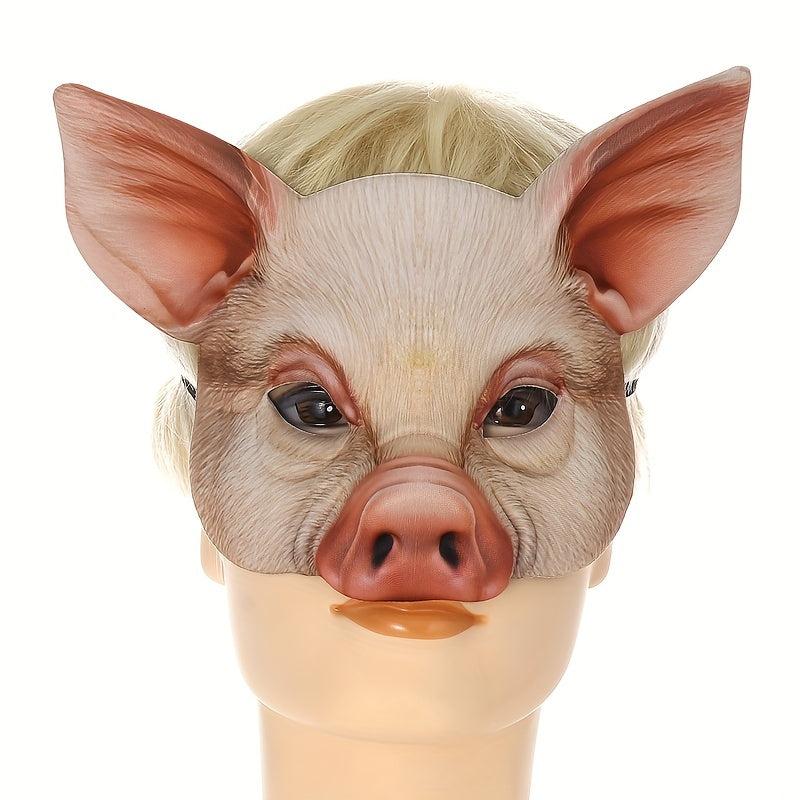 Funny Pig Face Mask Masquerade Costume Halloween Props
