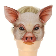 Funny Pig Face Mask Masquerade Costume Halloween Props