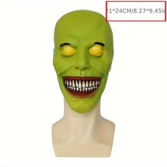 Latex Eyed Demon Mask for Halloween Party Costume