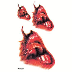 Halloween Horror Tattoo Stickers Waterproof Temporary Tattoo Arm Leg Body Art