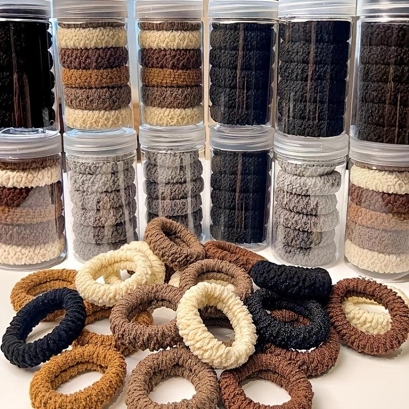 12pcs Hair Elastics Hair Ties High Elastic Durable Hair Accessories