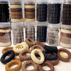 12pcs Hair Elastics Hair Ties High Elastic Durable Hair Accessories