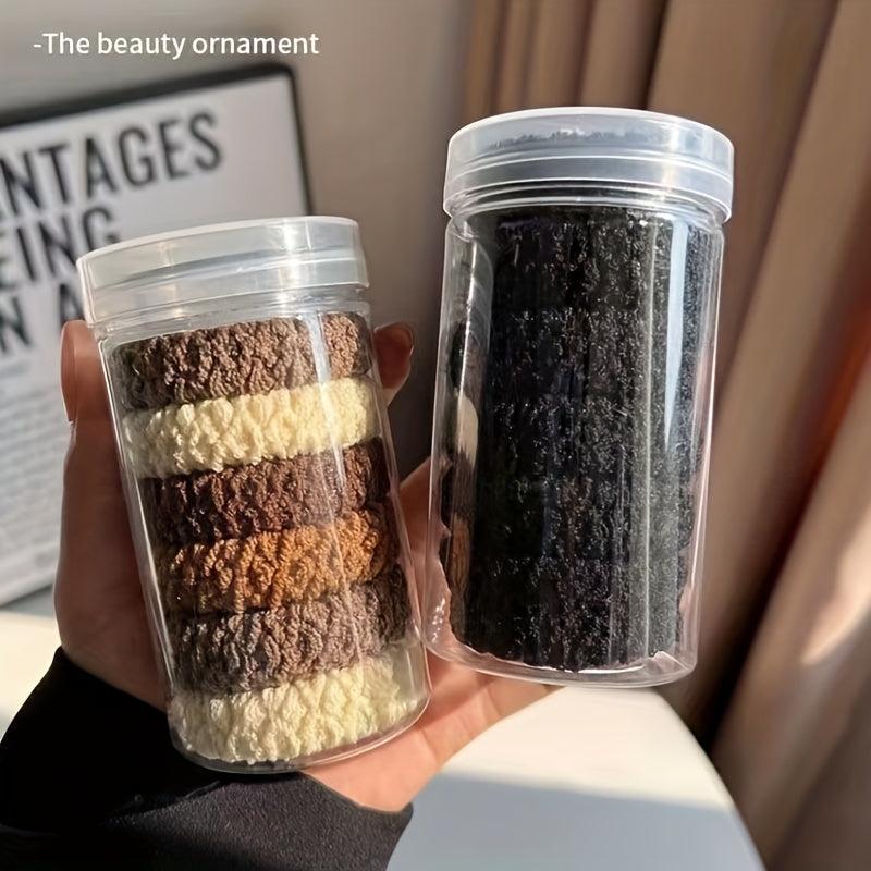 12pcs Hair Elastics Hair Ties High Elastic Durable Hair Accessories