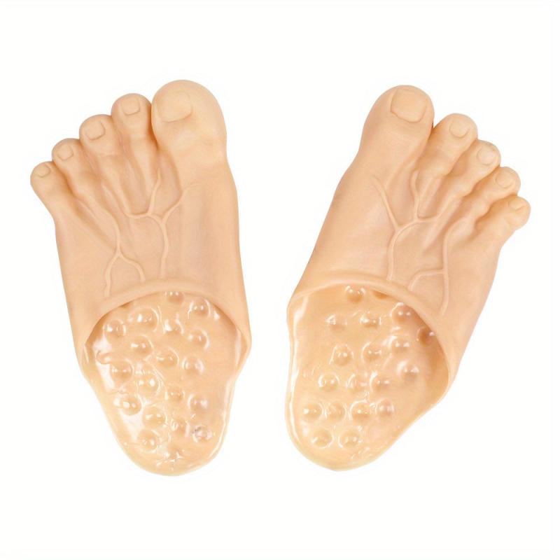 Funny Feet Slippers Barefoot Shoes Costume Party Dress Up Shoes