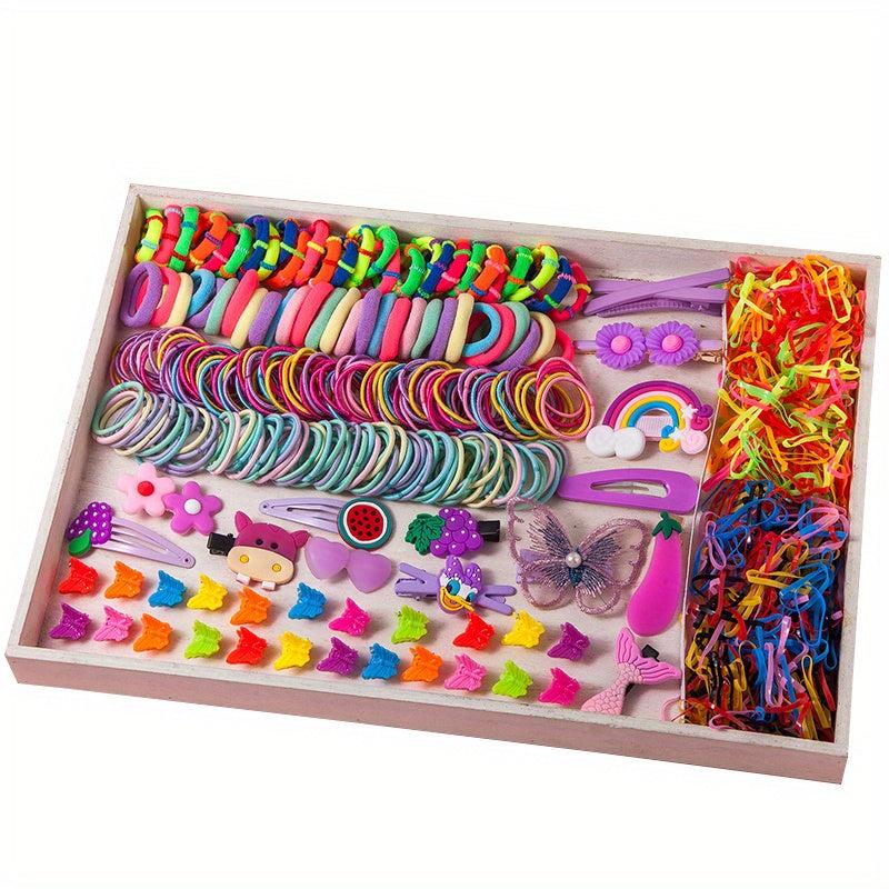 Hair Accessories Gift Set Candy Hair Clip Hair Tie Jewelry Set