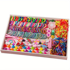 Hair Accessories Gift Set Candy Hair Clip Hair Tie Jewelry Set