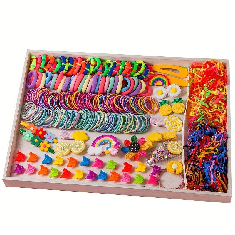 Hair Accessories Gift Set Candy Hair Clip Hair Tie Jewelry Set