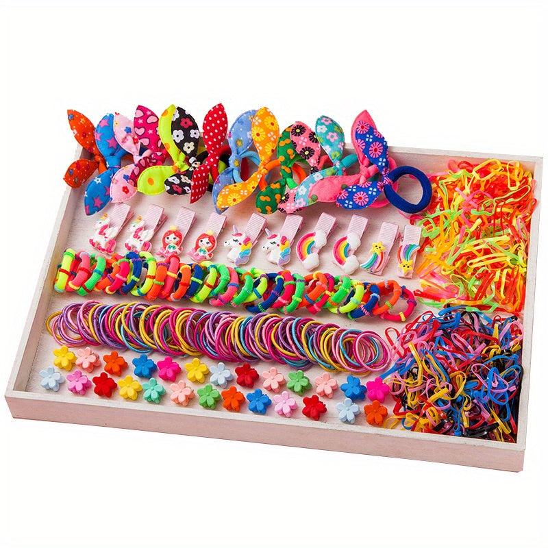 Hair Accessories Gift Set Candy Hair Clip Hair Tie Jewelry Set