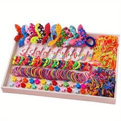 Hair Accessories Gift Set Candy Hair Clip Hair Tie Jewelry Set
