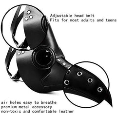 Steampunk Bird Beak Mask for Halloween Cosplay