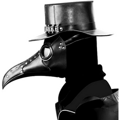 Steampunk Bird Beak Mask for Halloween Cosplay