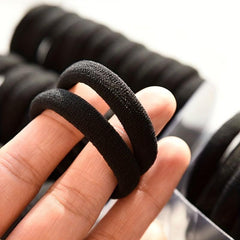 50pcs Soft Nylon Rubber Band Ponytail Holder Elastic Hair Ties Hair Accessories