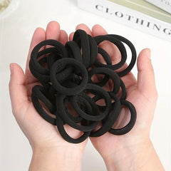 50pcs Soft Nylon Rubber Band Ponytail Holder Elastic Hair Ties Hair Accessories