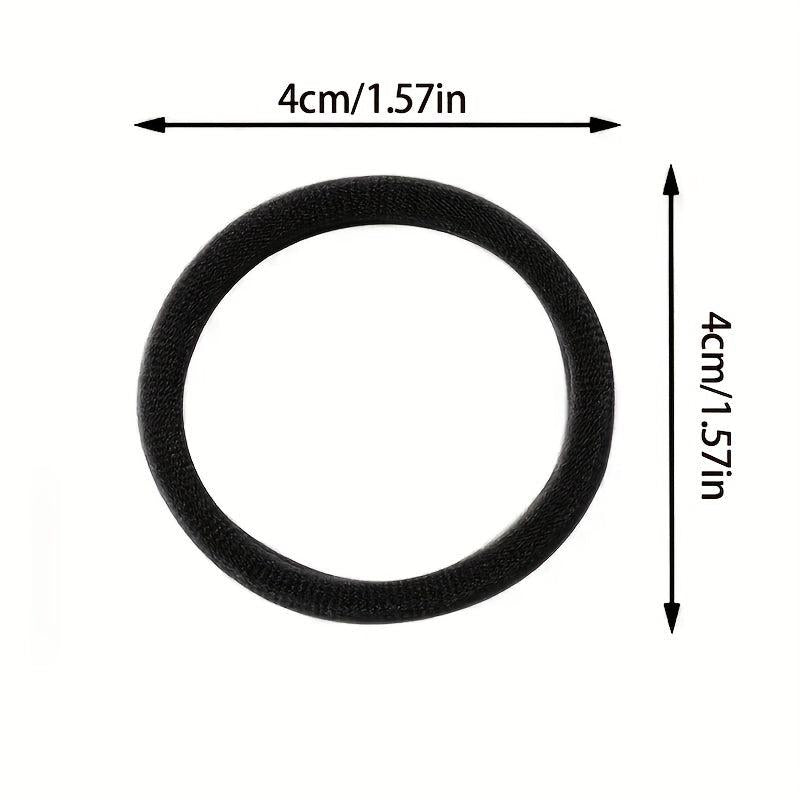 50pcs Soft Nylon Rubber Band Ponytail Holder Elastic Hair Ties Hair Accessories