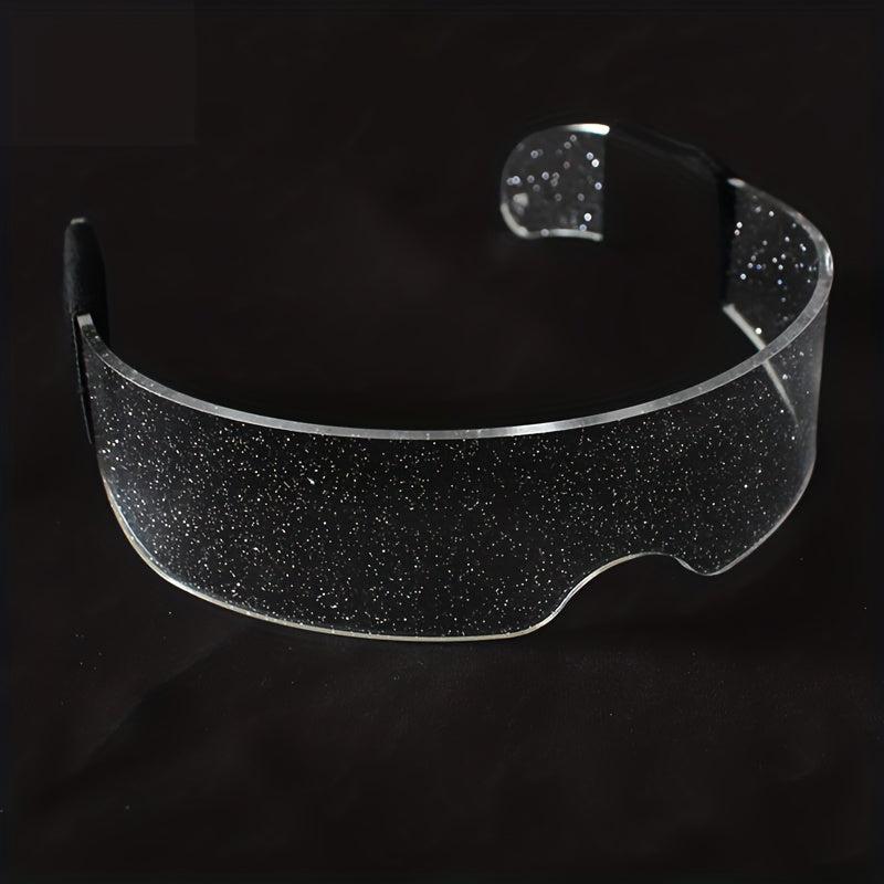 Men's LED Luminous Glasses USB Charging Tech Glasses