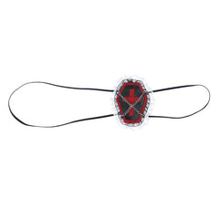 Lolita Style Eye Mask Cross & Coffin Lace Eye Mask Accessory