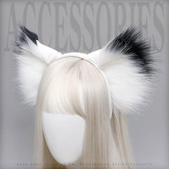 Plush Lolita Headdress Wolf Cat Fox Ear Hair Hoop