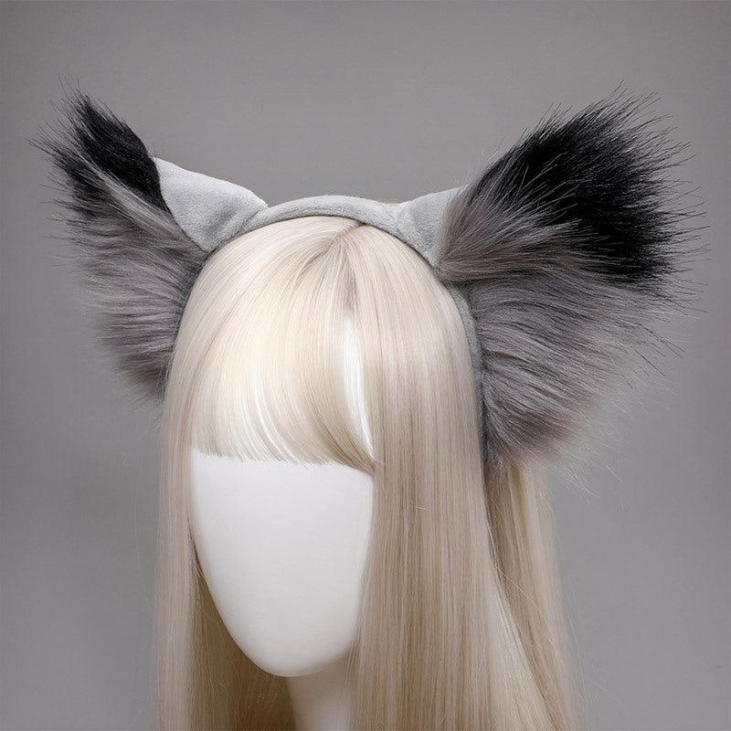 Plush Lolita Headdress Wolf Cat Fox Ear Hair Hoop