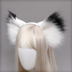 Plush Lolita Headdress Wolf Cat Fox Ear Hair Hoop