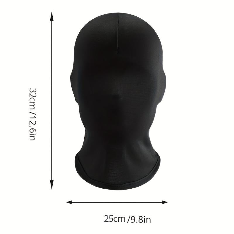 4pcs Men's Full Face Masks Halloween Cosplay Polyester Mask