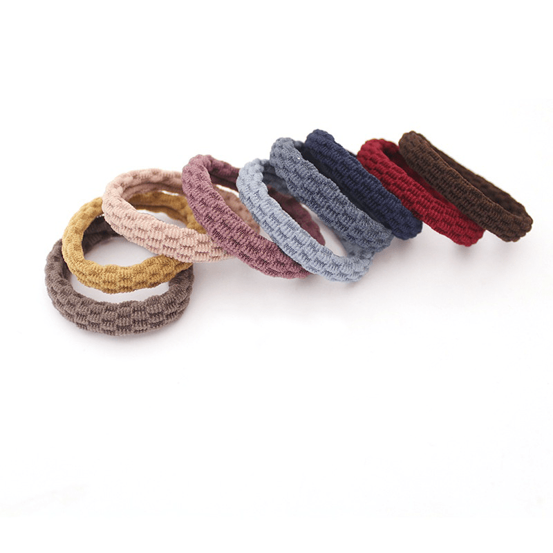 Morandi Seamless Rubber Band Hair Scrunchies Hair Tie Set
