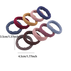 Morandi Seamless Rubber Band Hair Scrunchies Hair Tie Set