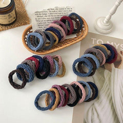 Morandi Seamless Rubber Band Hair Scrunchies Hair Tie Set