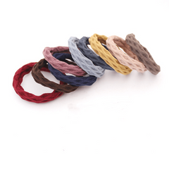 Morandi Seamless Rubber Band Hair Scrunchies Hair Tie Set
