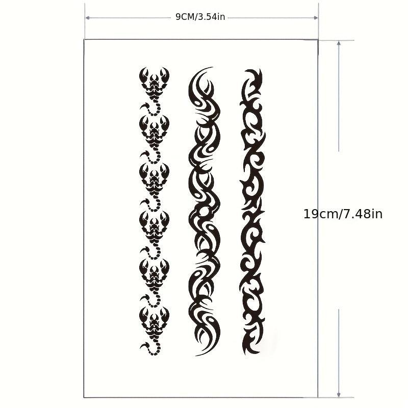 Waterproof Disposable Bracelet 3D Tattoo Sticker