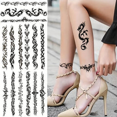 Waterproof Disposable Bracelet 3D Tattoo Sticker
