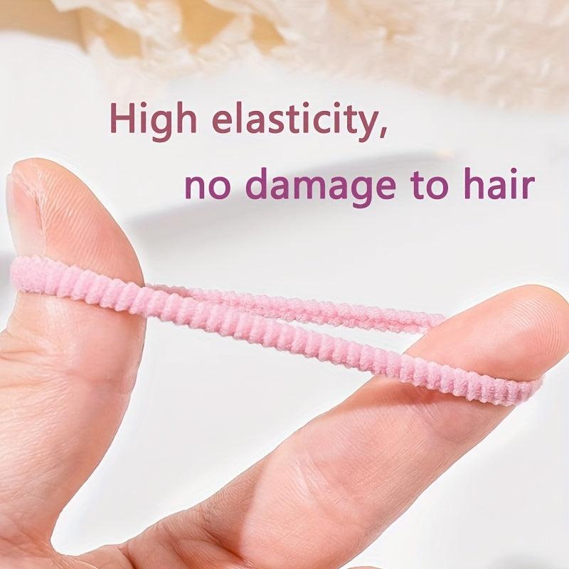 Hair Ties & Clips Gift Set Flowers Shaped Elastic Bands 780pcs