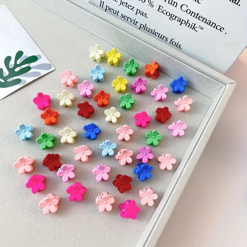 Hair Ties & Clips Gift Set Flowers Shaped Elastic Bands 780pcs