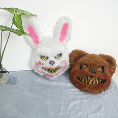 Halloween Rabbit Mask - Bloody Rabbit Horror Funny Dress Up