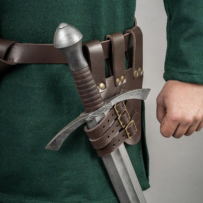 Viking Sword Belt Sheath Scabbard Holder Cosplay Costume Props