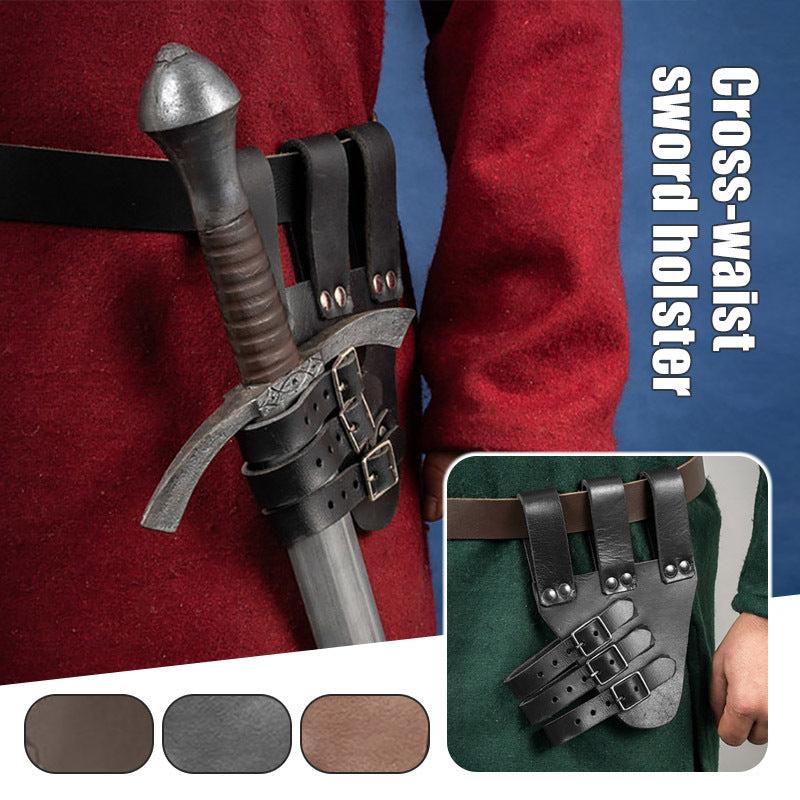 Viking Sword Belt Sheath Scabbard Holder Cosplay Costume Props