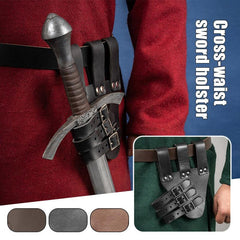 Viking Sword Belt Sheath Scabbard Holder Cosplay Costume Props
